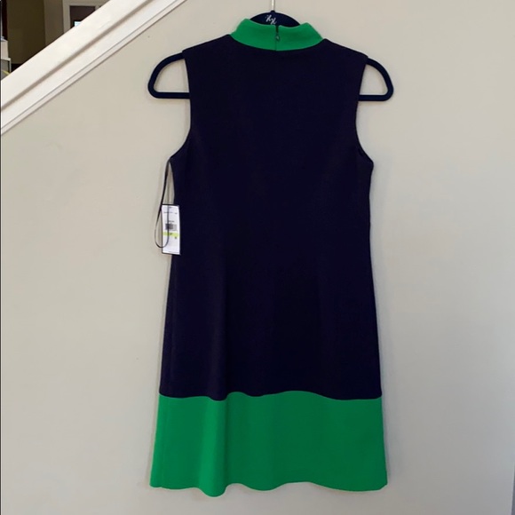 Jessica Howard Colorblock Sleeveless Shift Dress. - Picture 4 of 12